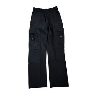 Spiewak ~ Black Cargo Pants ~ size 28 ~ Poly/Cotton Blend